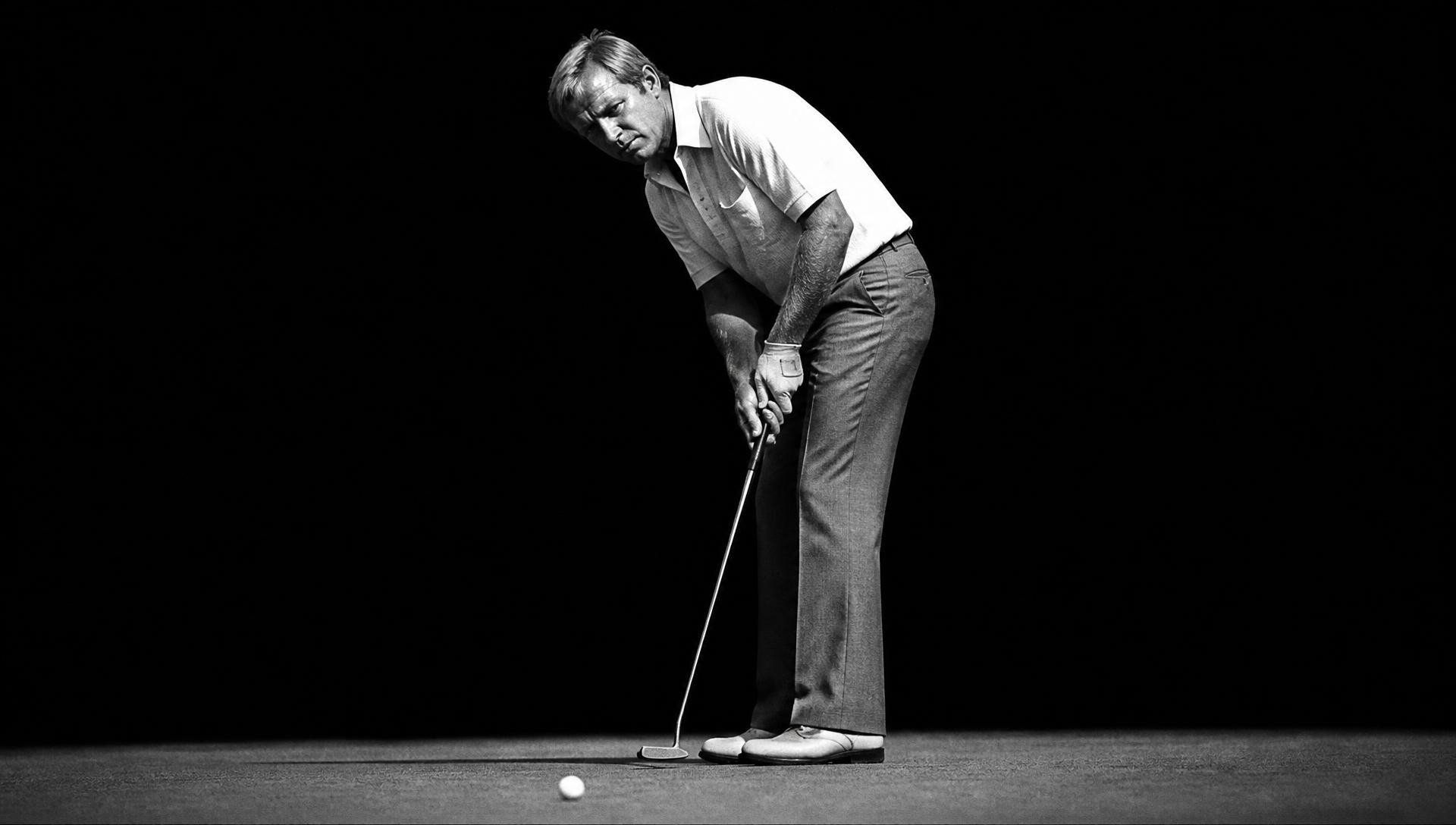 Golfspiller putter
